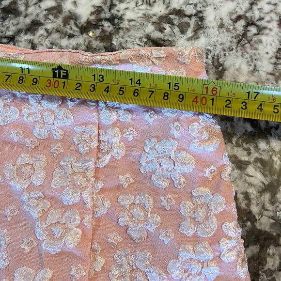 Wild Fable Womens Light Pink Floral High Rise Notch Front Mini Skirt Size 12 - Picture 3 of 12